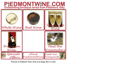 Desktop Screenshot of piedmontwine.com